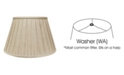 Cloth&Wire Slant Linen Box Pleat Softback Lampshade with Washer Fitter Collection